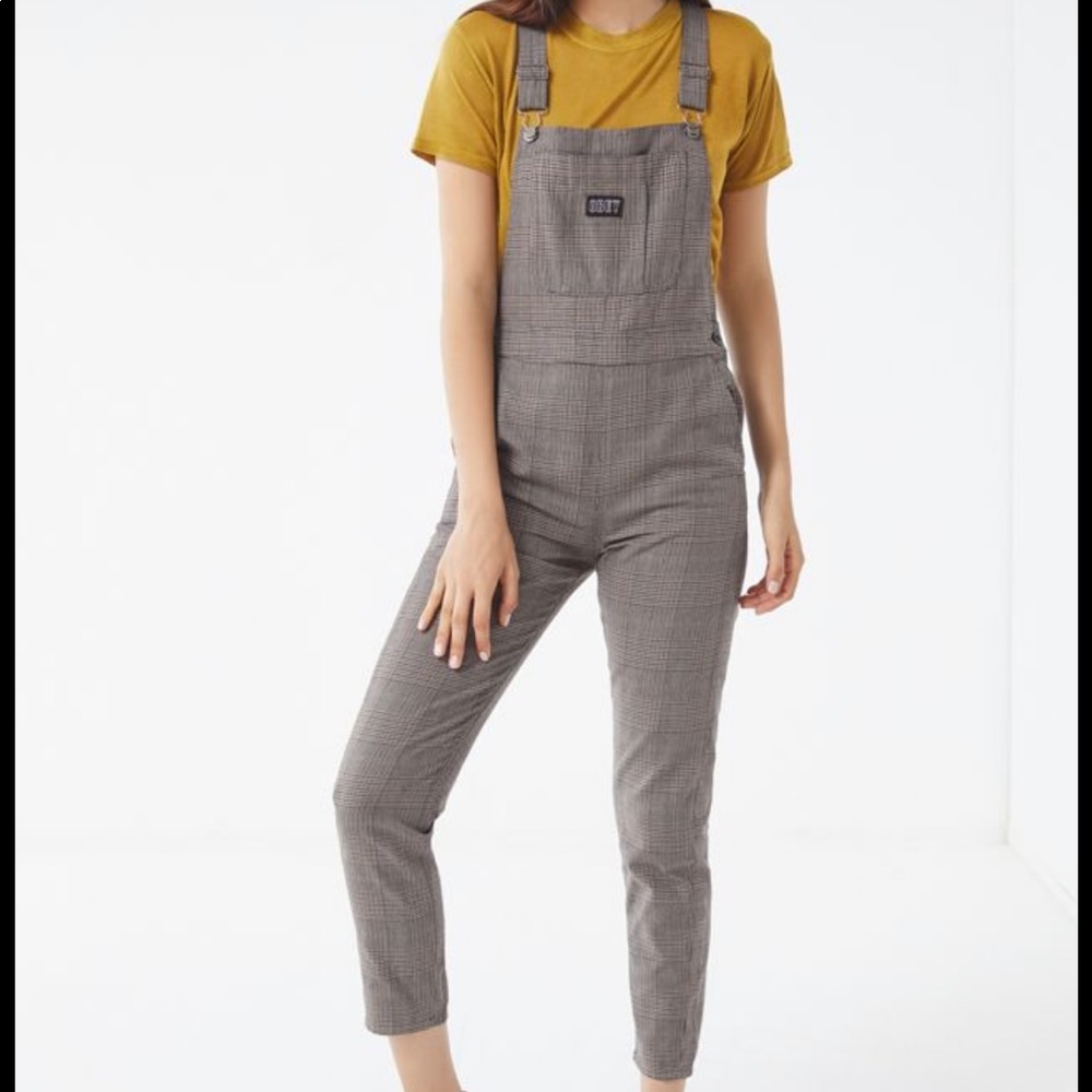 Obey Ollie Plaid overalls